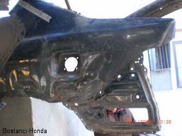 2004-2007 Accord sol arka çamurluk